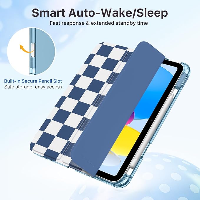S-Checkered Navy Blue