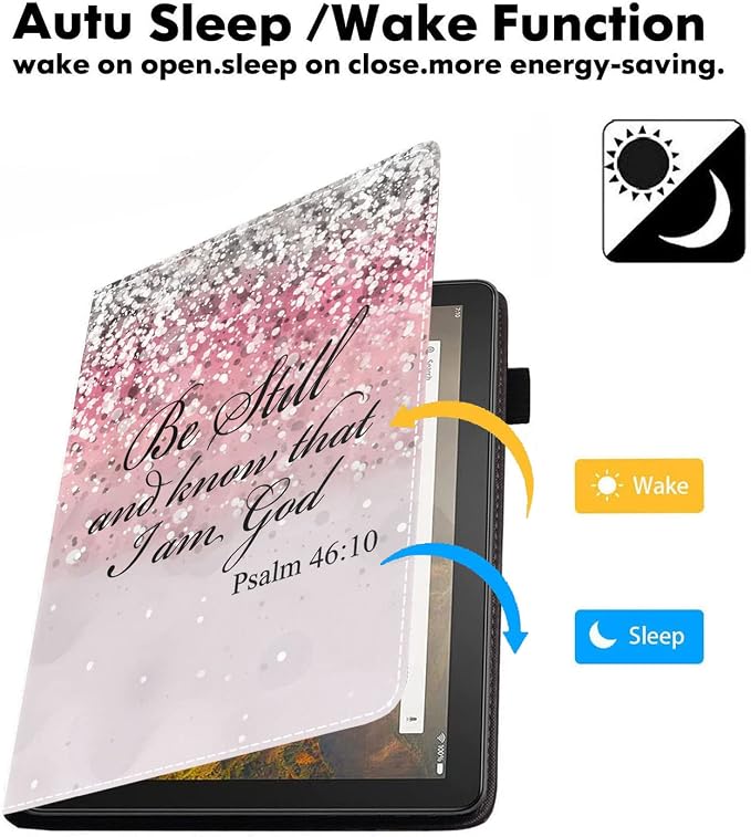 Pink Glitter Quote Bible Verse Psalm 46:10