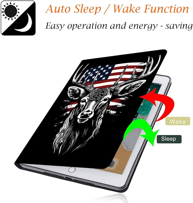 Deer Flag Black