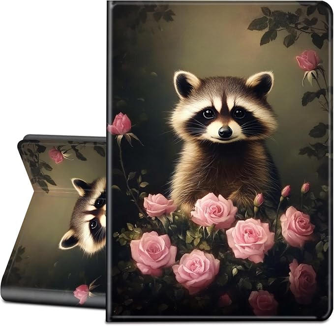 Raccoons in the Sea of Flowers