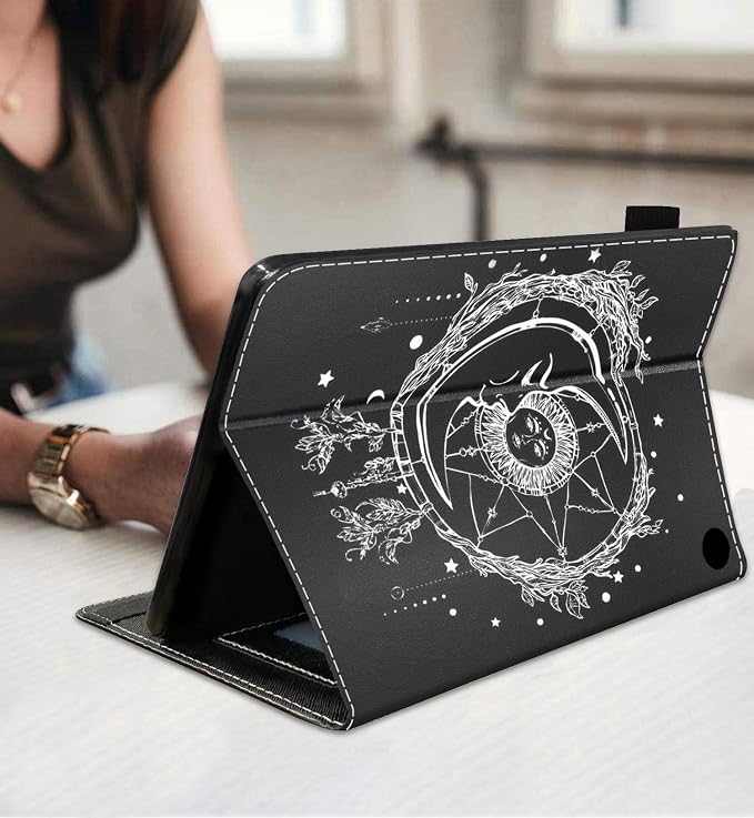 Celestial Theme Sun with Crescent Moon