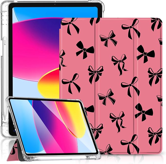 Pink - Black Bow