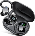 sprtoybat Wireless Earbuds 2026 New Bluetooth 5.4 Headphones Sport Earphones with 68Hrs Playtime LED Display ENC Noise Cancelling Mic IPX7 Waterproof Over Ear Ear Buds with Hook for Sports/Running