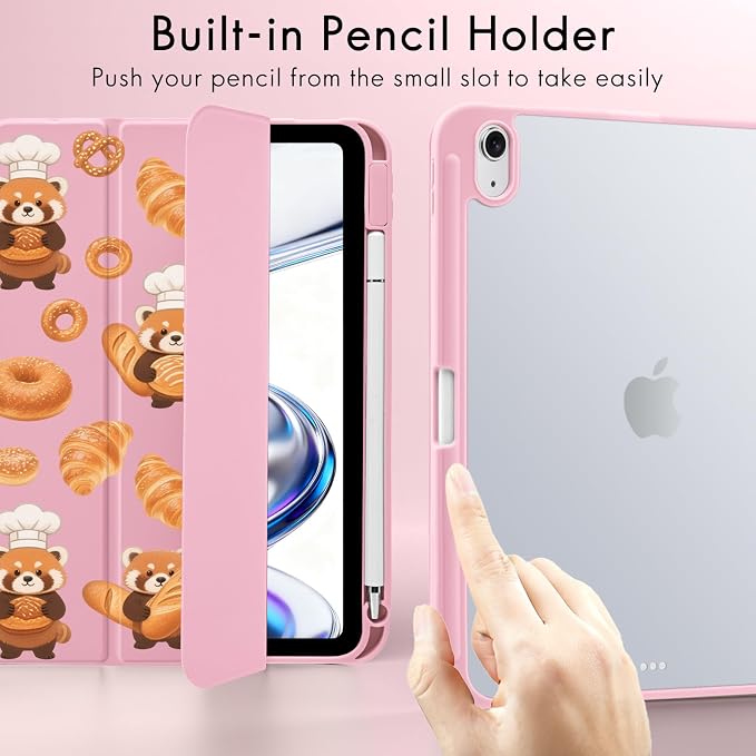 Cute Red Pandas Baking Bread
