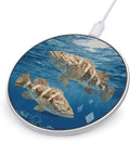 Ocean Grouper Fish Seabed Phone Charger Magnetic Charging Pad Anti-Slip with USB Cable