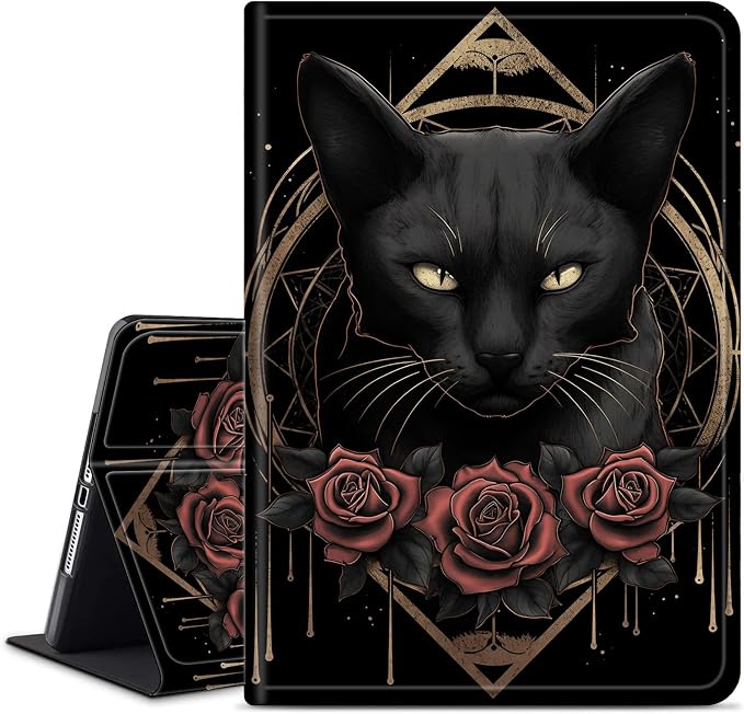 Black Cat and Roses