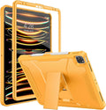 Soke Case for iPad Pro 12.9 Inch 6th/5th/4th Generation(2022/2021/2020 Release) Rugged Shockproof Protective Cover with Built-in Kickstand for Apple iPad Pro 12.9 - Citrus