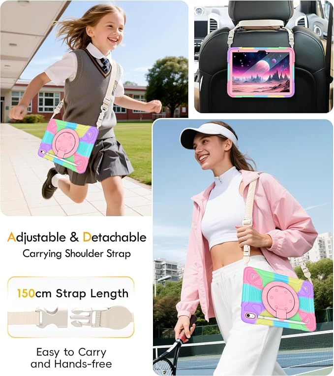 iPad 11-inch (A16) 2025/iPad 10.9 Case-Colorful