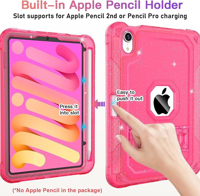 Translucent Glitter Hot Pink