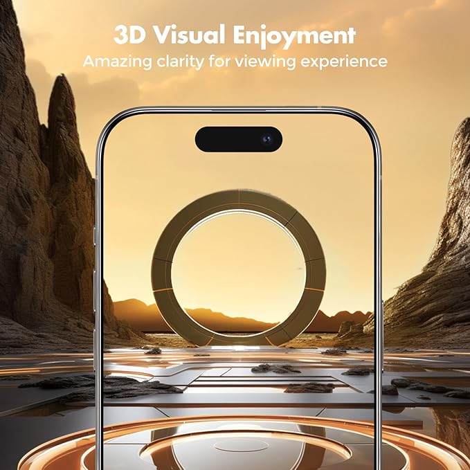 UNBREAKcable Privacy Screen Protector for iPhone 15 Pro Max Full Coverage Shatterproof Tempered Glass[True 28°Anti Spy][9H Hardness][Easy Installation Frame]2-Pack Private Screen for iPhone 15 ProMax
