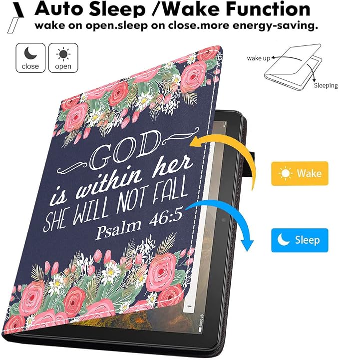 Floral Quote Bible Verses Psalm 46:5