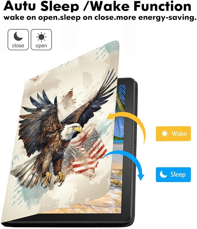 American Flag Bald Eagle