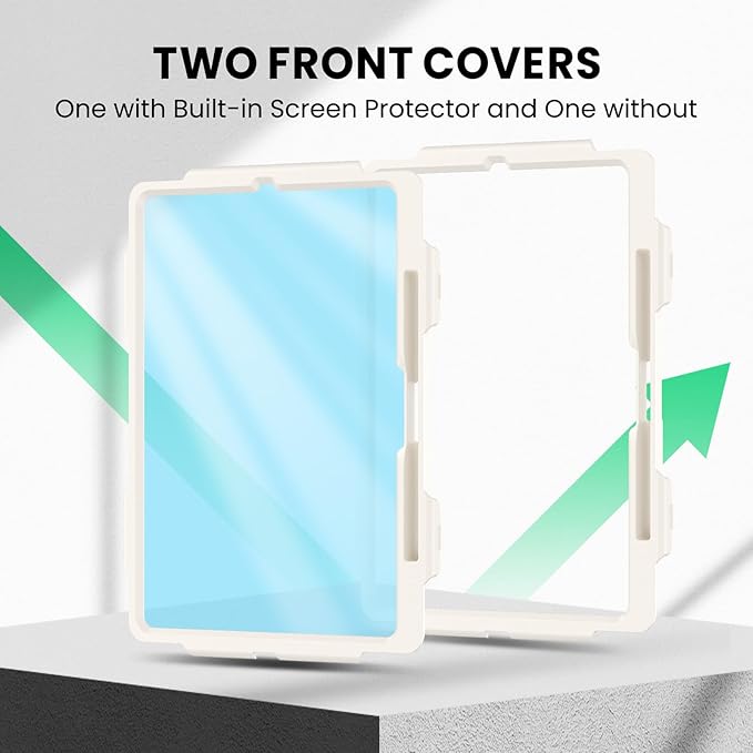 SEYMAC Case for iPad Pro 13 Inch M5 2025 / M4 2024 Heavy Duty Shockproof Protective Case with Screen Protector 360° Rotating Stand Hand/Shoulder Strap and Pen Holder Colorful/Pink