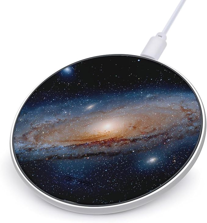 Galaxy Spaces Universes Fast Portable Charger 10W Funny Graphic Phone Charging Pad with USB Cable