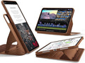 ESR for iPad Pro 13 Inch Case (M5/M4) 2025/2024 Rotating Case with Removable Magnetic Cover Adjustable Portrait/Landscape Stand 9 Standing Angles Shift Series Brown
