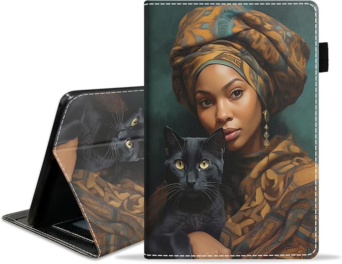African Women Black Cat