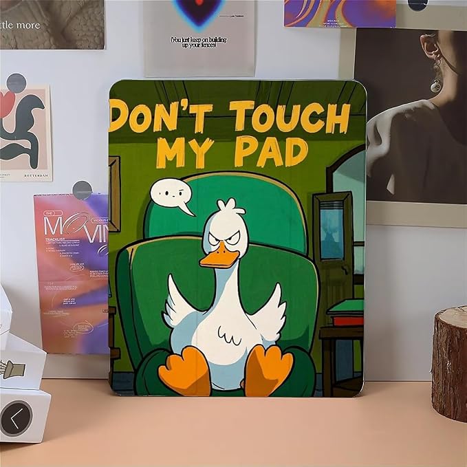 angry duck don't touch my pad