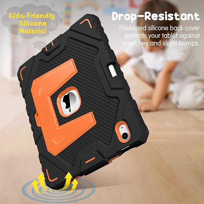 Black/Orange