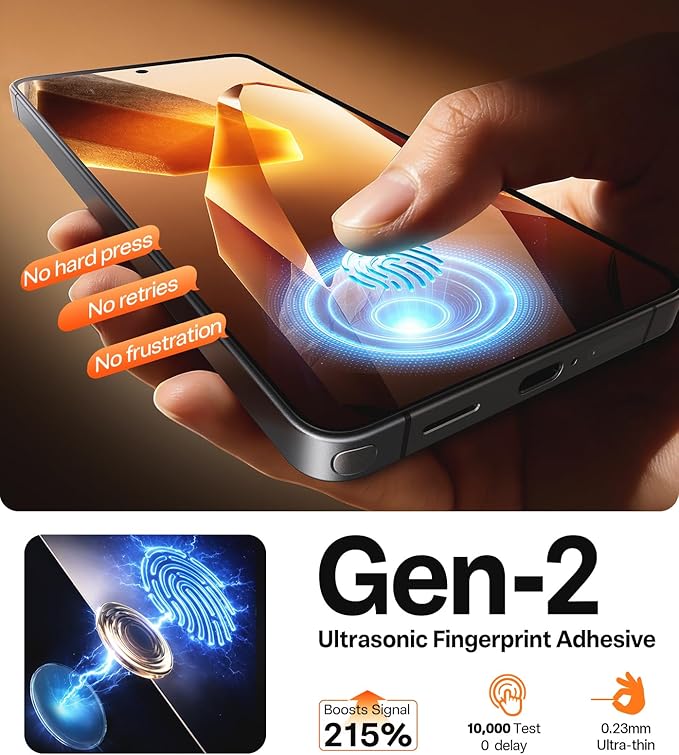 TORRAS OrigArmor for Samsung Galaxy S26 Ultra Screen Protector [100% Anti Reflection] [Full Coverage Fit] Military-Grade Shatterproof 9H+ Tempered Glass Anti-Scratch Screen Protector S26 Ultra 1-Pack
