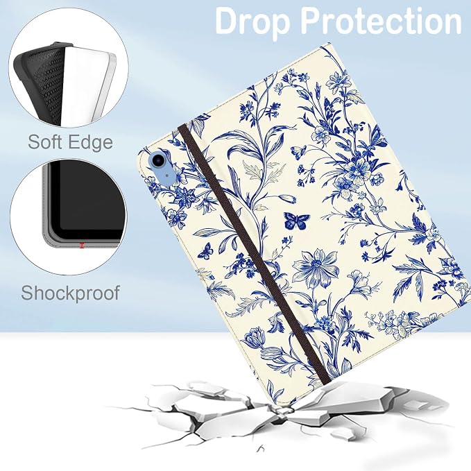 Blue Vintage Floral