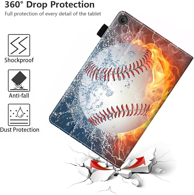 Burning Baseball Fire and Water