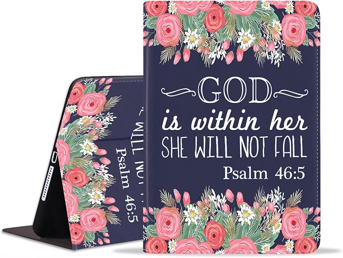 Floral Quote Bible Verses Psalm 46:5