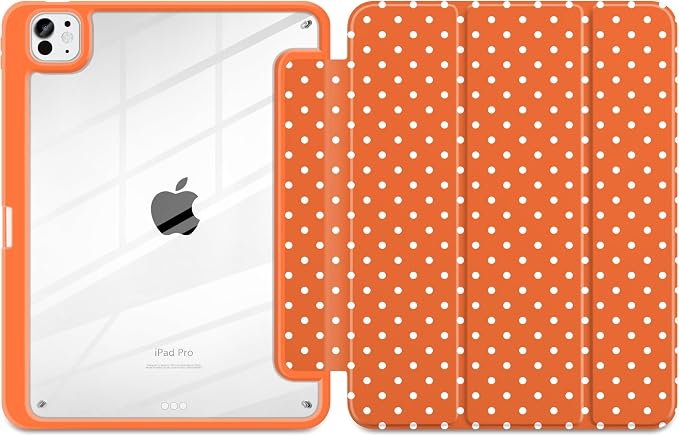 Orange white dot