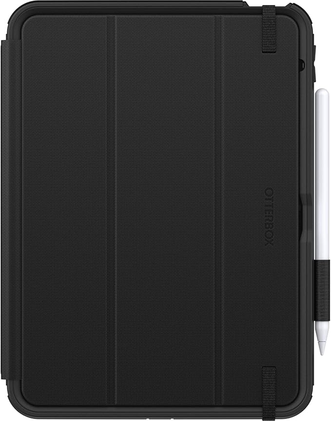 OtterBox Defender Series for Business (Screenless Edition) W/Folio for iPad 10th Gen (ONLY) - Black (Non-Retail Packaging)