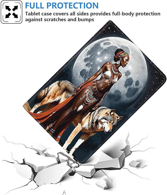 African Woman Wolf