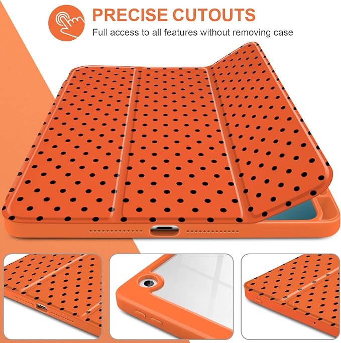 Orange polka dot