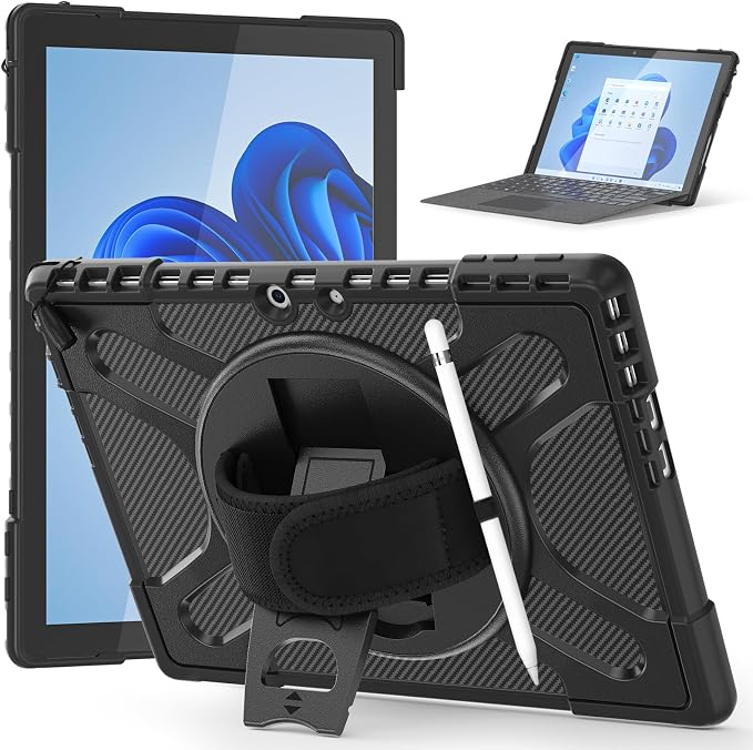 Surface Pro 11/10/9 Keyboard Case-Black