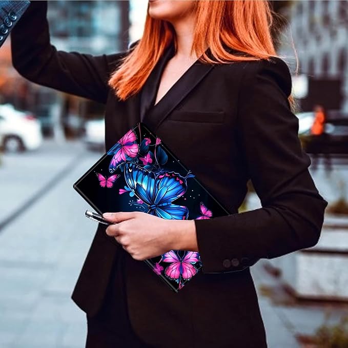 Pink Blue Butterflies
