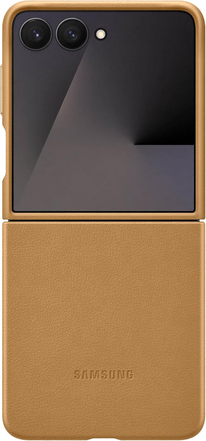 Samsung Galaxy Z Flip7 Kindsuit Phone Case Textured Feel Protective Cover Soft Inner Lining US Version Camel