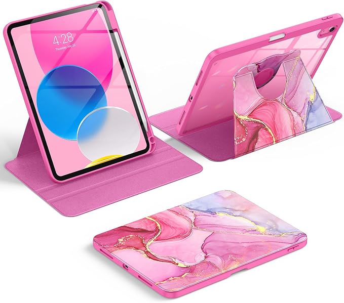 B-Hot Pink Marble