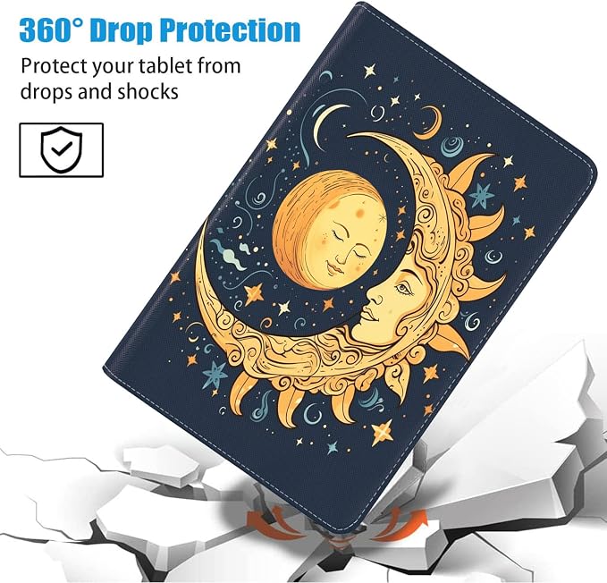 Magic Celestial Theme Sun with Crescent Moon