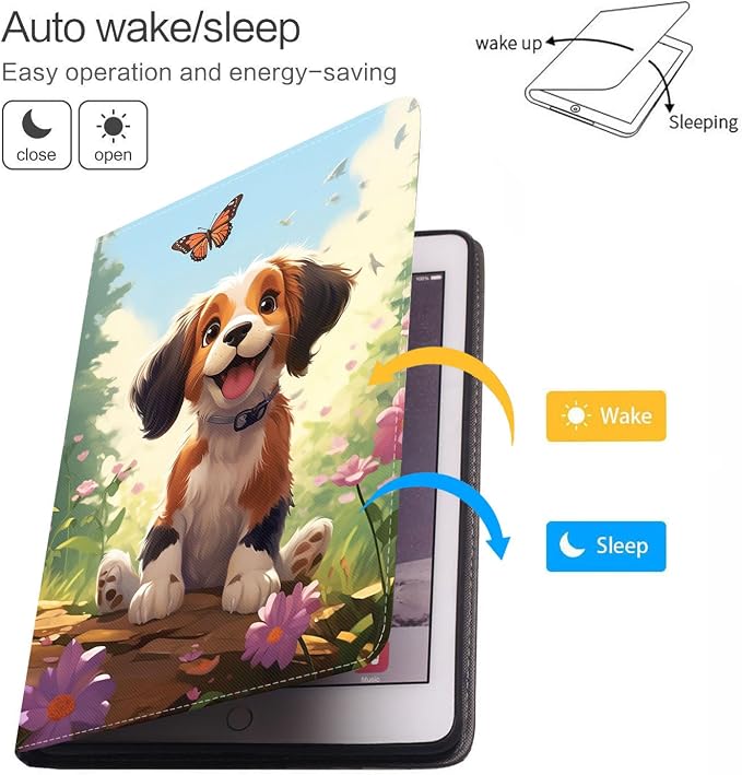 Cute Puppy and Butterfly