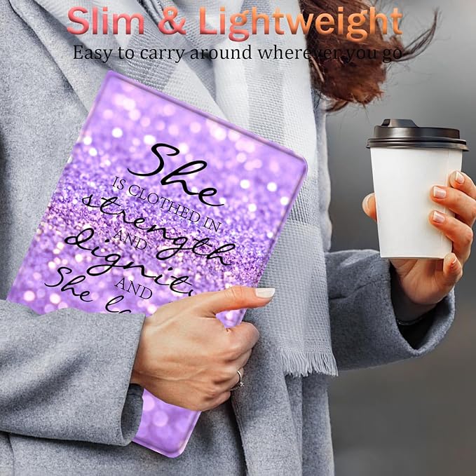 Purple Glitter Quote Proverbs 31-25