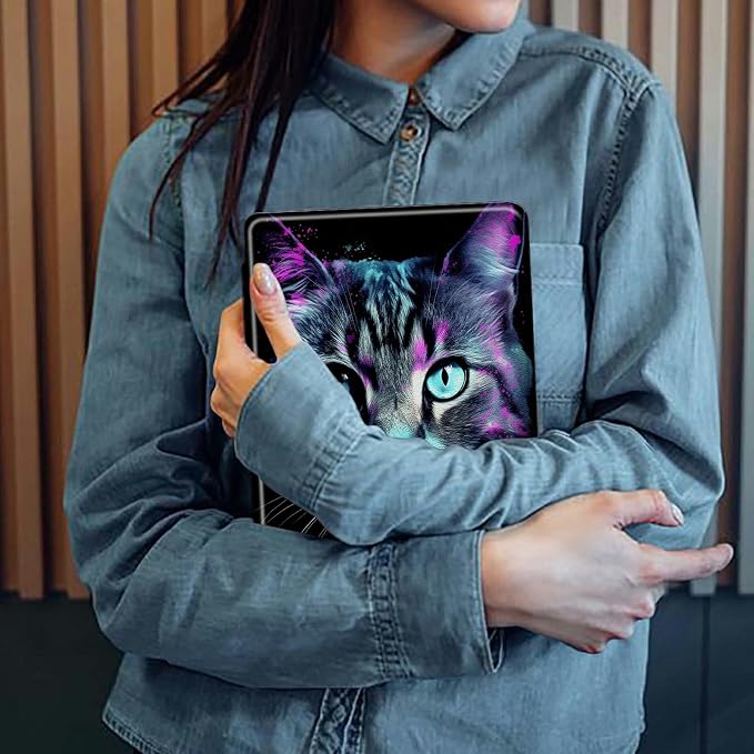 Cat Purple Glow