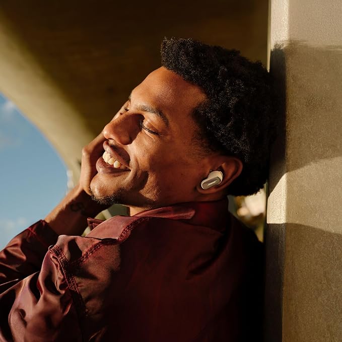 Bose QuietComfort Ultra Earbuds (2nd Gen) - Wireless Noise Cancelling Earbuds with Mic Immersive Audio USB-C Charging Up to 6 Hours Battery IPX4 Rating White Smoke
