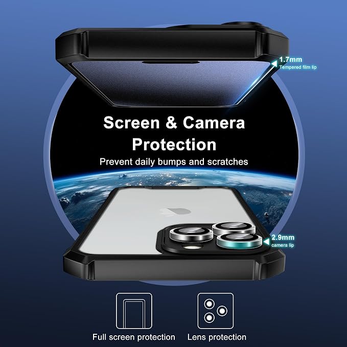 iphone 16 pro privacy screen protector matte