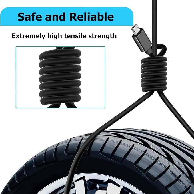 2 × (5v1a black+micro usb cable)