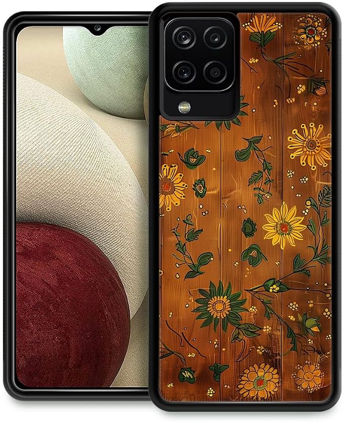 Brown Flower Vintage Texture Green