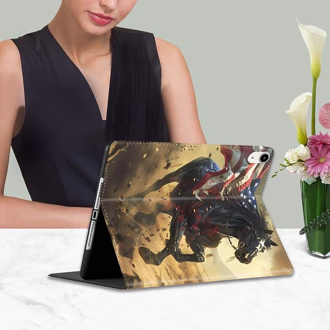 Horse American Flag