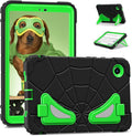 Compatible with Samsung Galaxy Tab A9 8.7 inch(SM-X115N)(2023) Tablet CaseLightweight Shockproof Rugged Protective Cover with Kickstand for Kids Children Boys Babies Dark Green
