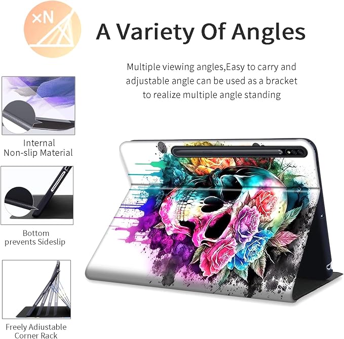 Flower Colorful Skull