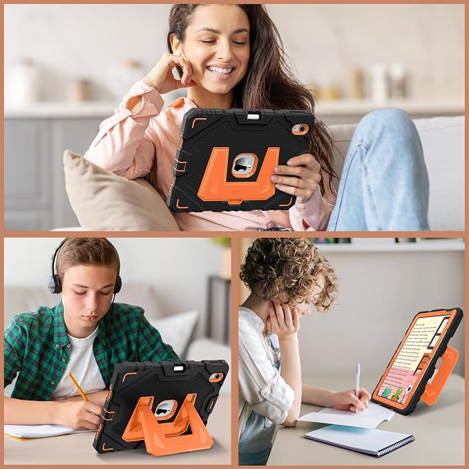 Black/Orange