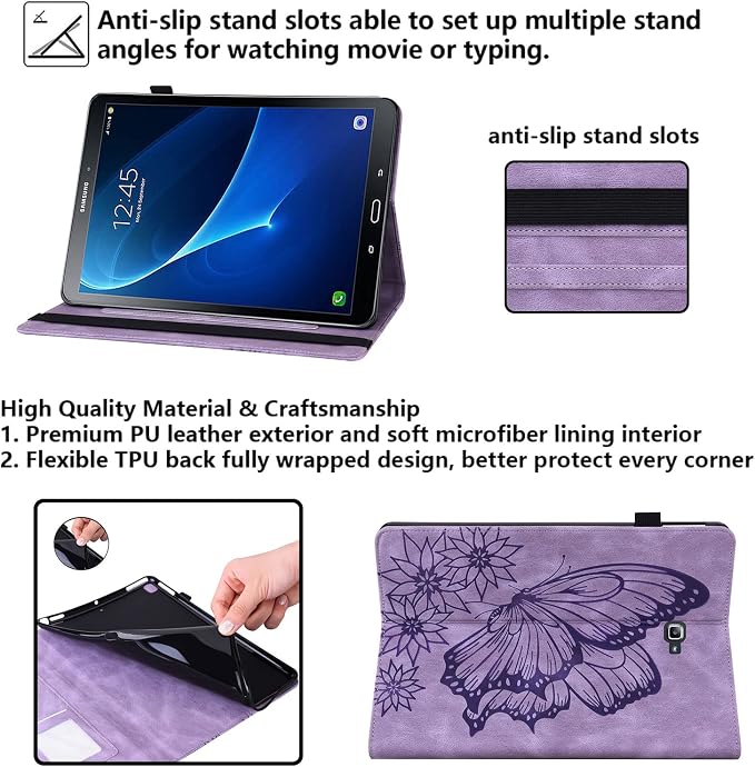 08# Flower Butterfly Purple