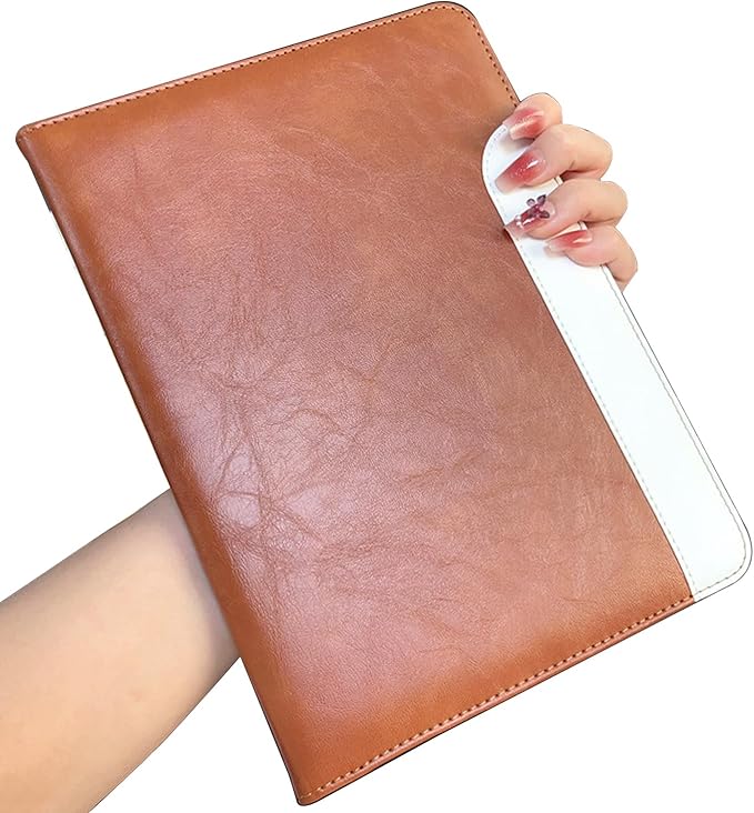 Designer Compatible with iPad(A16)11th Generation Case 11 Inch 2025iPad 10th Generation Case 10.9 Inch 2022Slim Stand PU Leatherwith Pencil Holder and Soft TPU BackAuto Sleep/Wake-Dark brown