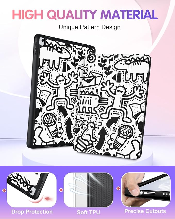 5-for iPad 9/8/7th-Graffiti