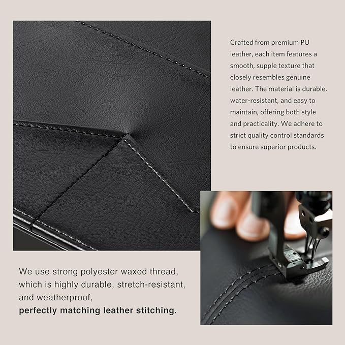 CoBak Premium PU Leather Case for 10.3 Remarkable 2 Tablet (2020) - Folder Design Slim Hard Shell with Pen HolderBlack Leather